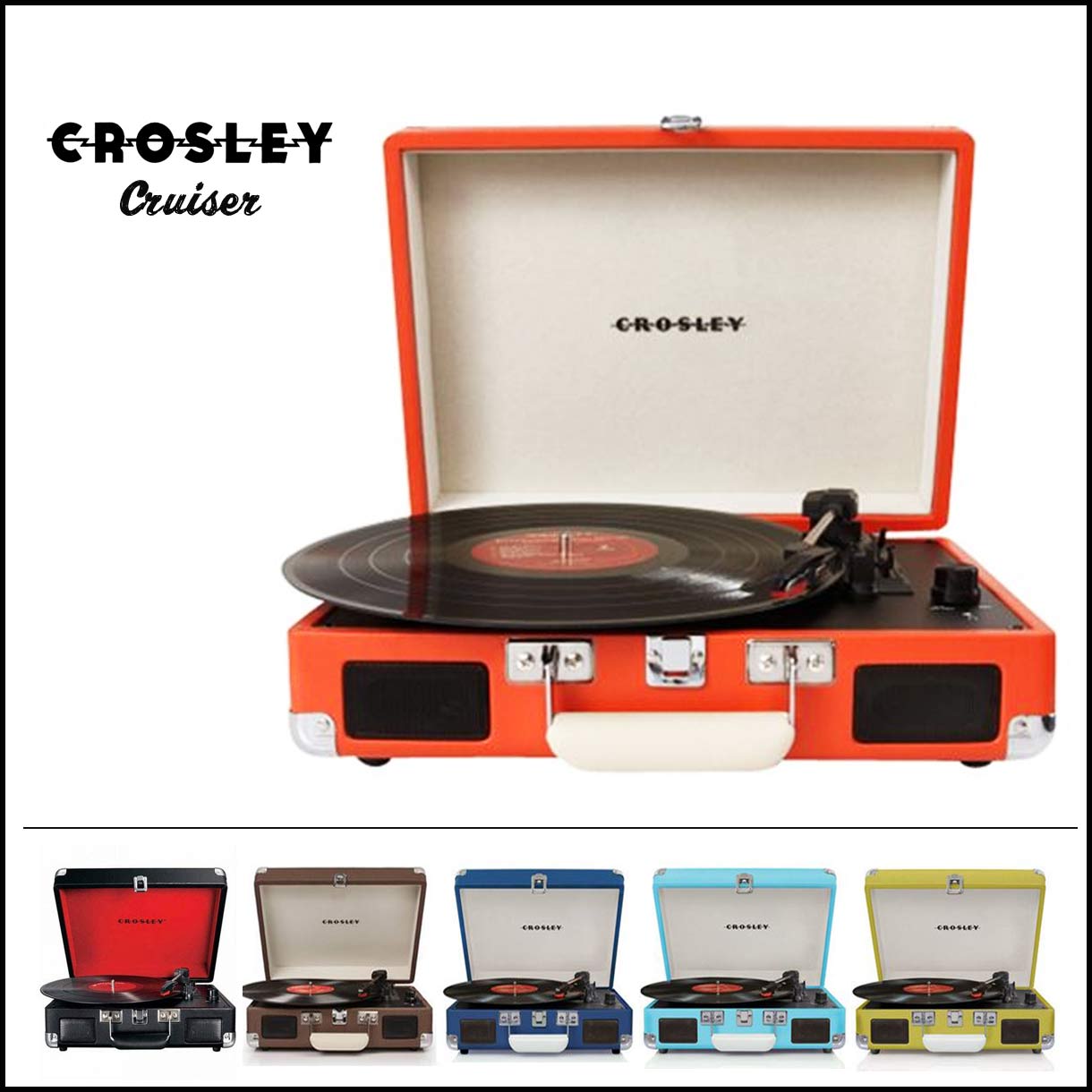 Giradischi Crosley Cruiser a valigetta