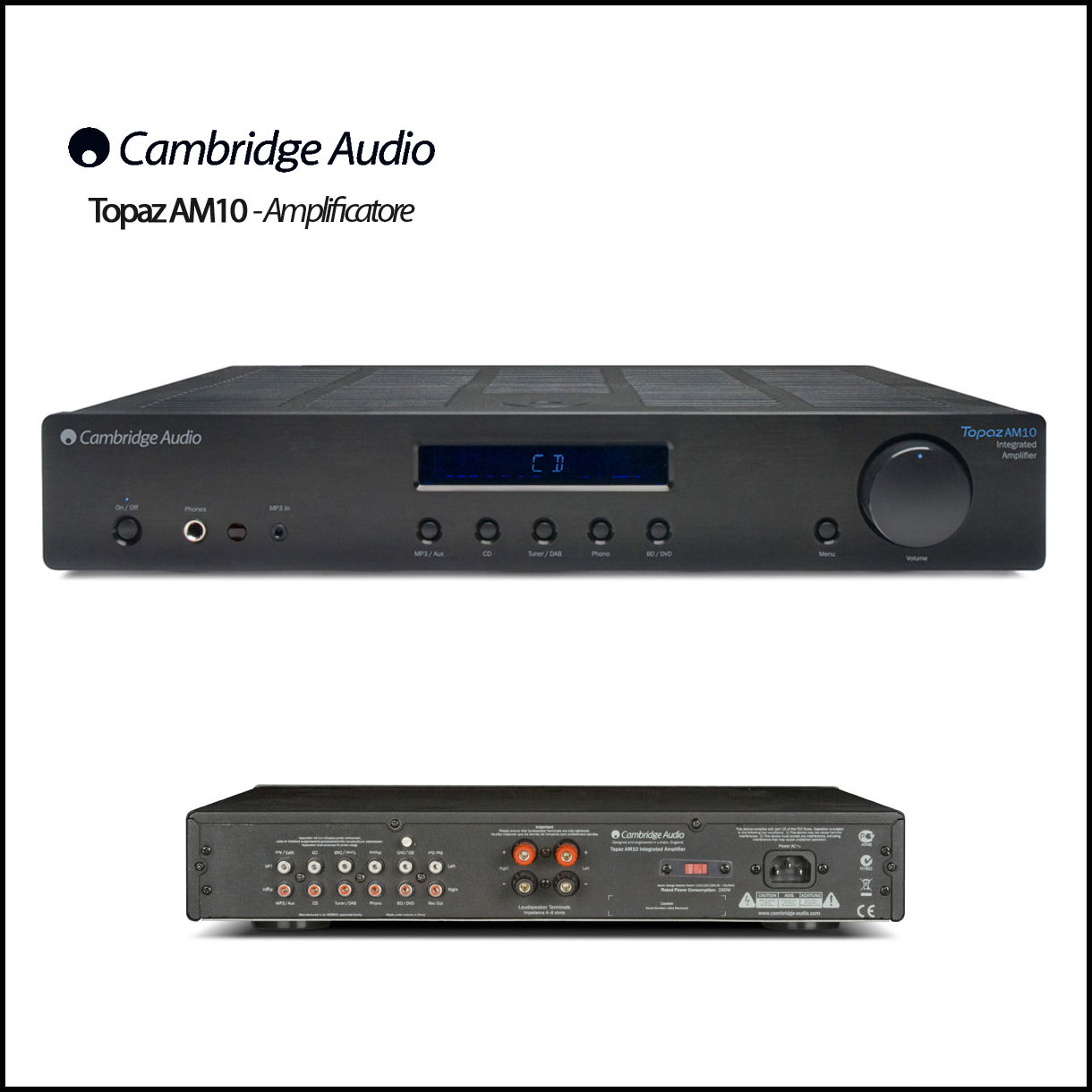 cambrige topaz AM10 amplificatore