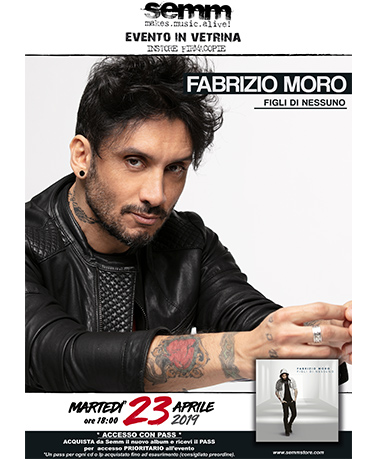 semm store evento instore Fabrizio Moro Bologna