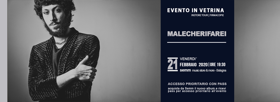 MALECHERIFAREI presentazione album - Semm music store