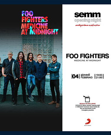 semm store evento open night Foo Fighters Bologna