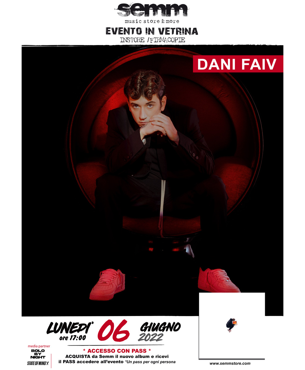 DANI FAIV FIRMACOPIE CD E VINILE