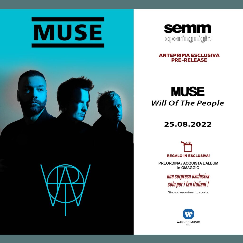 Muse vendita in anteprima esclusiva