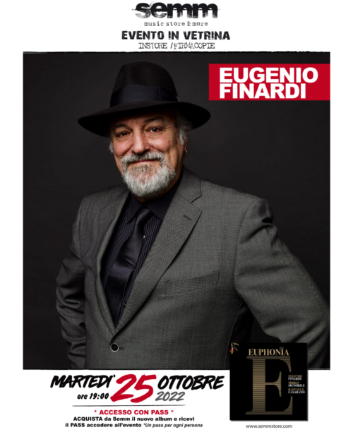 Eugenio Finardi Firmacopie album Euphonia