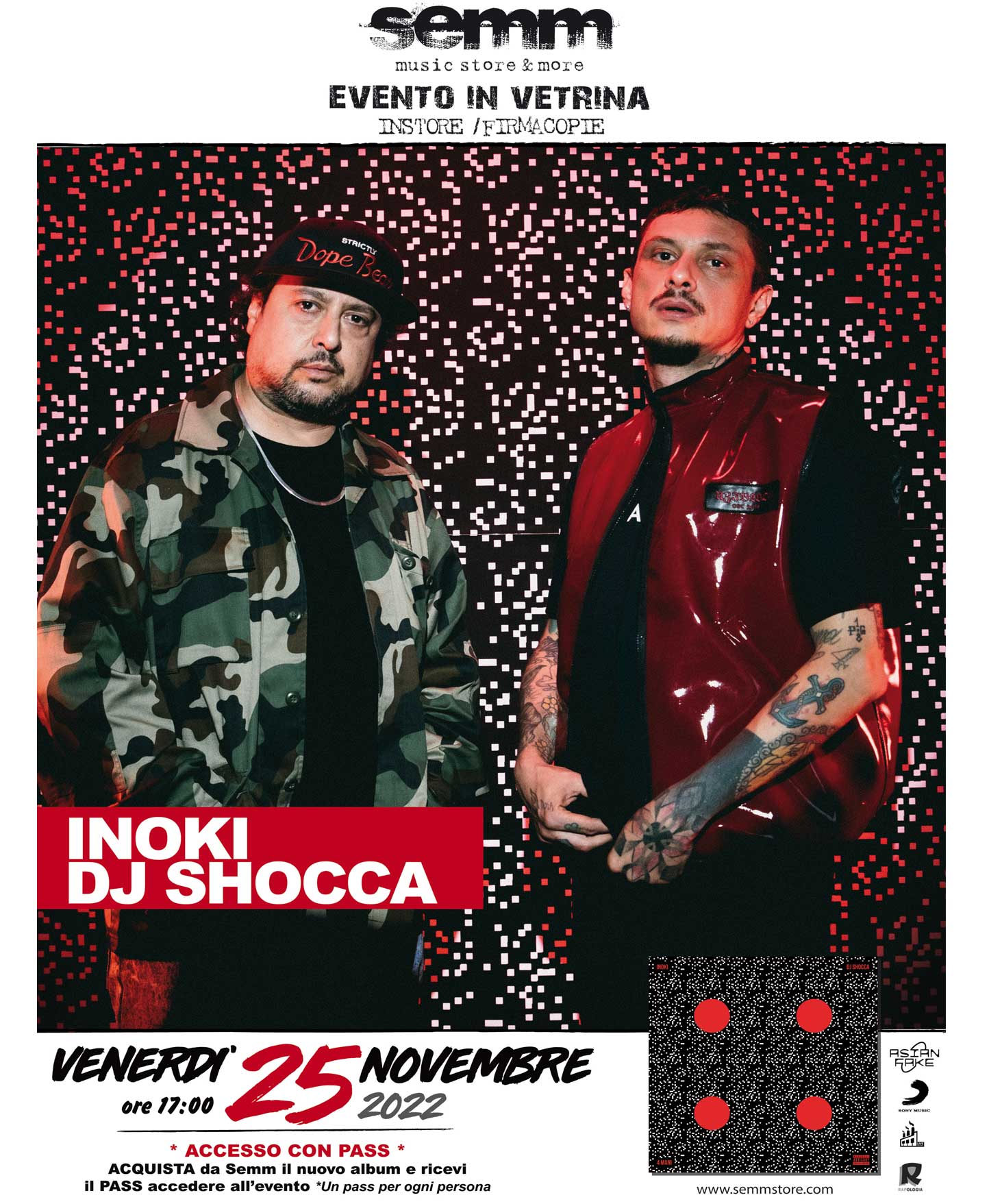 Inoki Dj Shocca intervista e firmacopie 25/11/2022