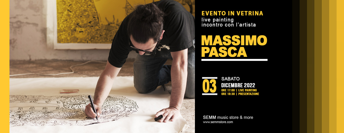 Massimo Pasca - Live Painting da Semm Music Store