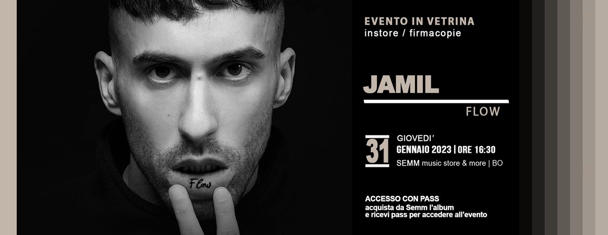 JAMIL firmacopie album "Flow" da Semm music store