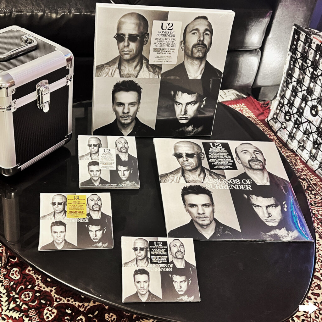 u2 nuovo album songs of surrender lp standard lp doppio vinile bianco box 4 cd cd deluxe 4 lp