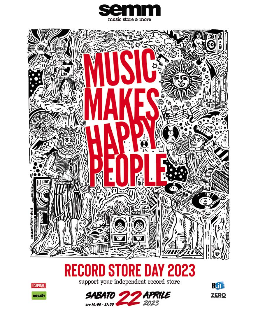 semm music store bologna record store day 2023 massimo pasca locandina