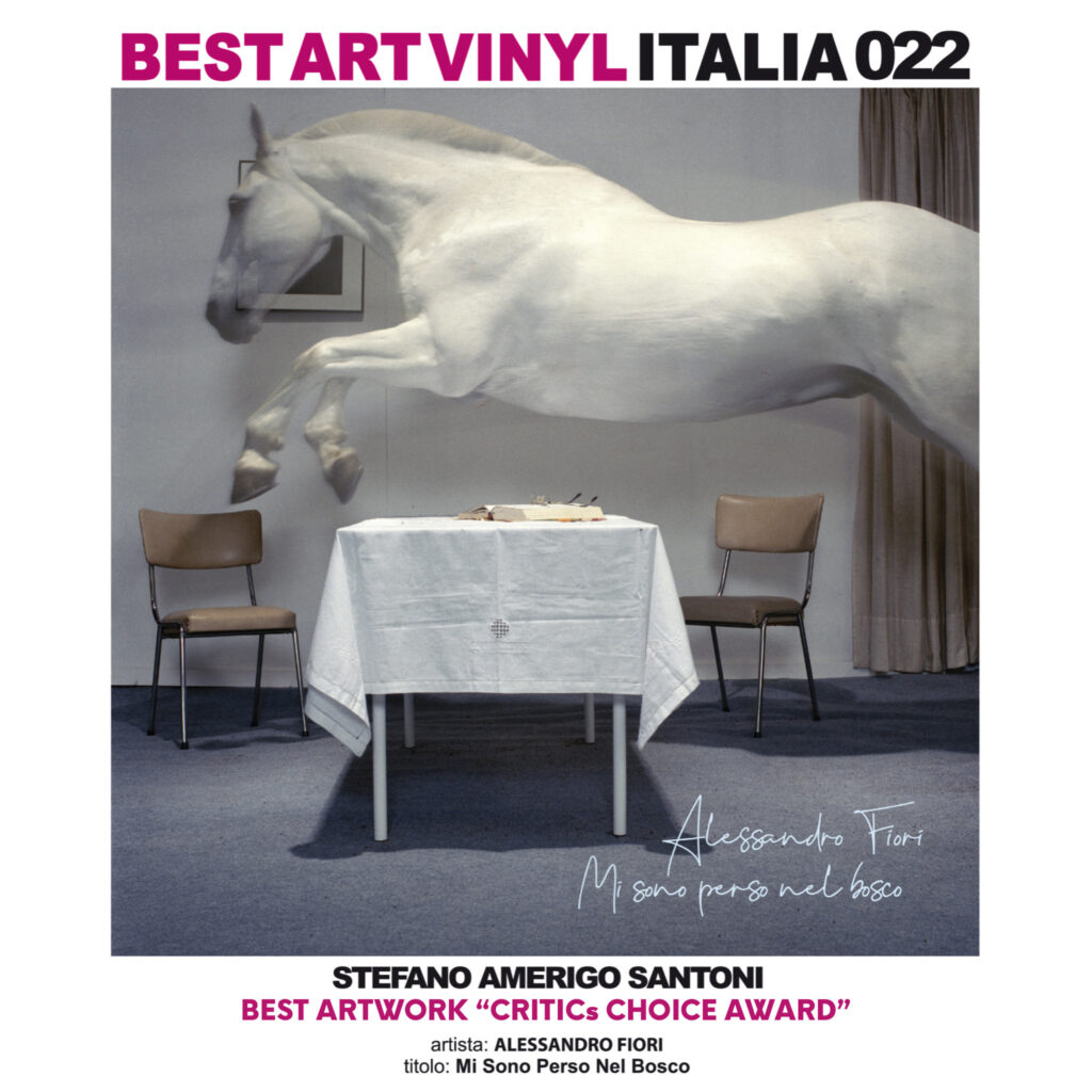 Copertina di Stefano Amerigo Santoni per l'album Mi Sono Perso Nel Bosco di Alessandro Fiori, vincitrice della categoria Critic's Choice Award