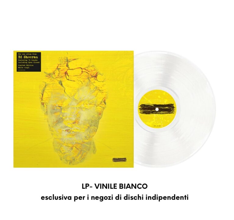 Ed Sheeran Subtract LP vinile bianco